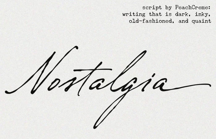 Nostalgia Font