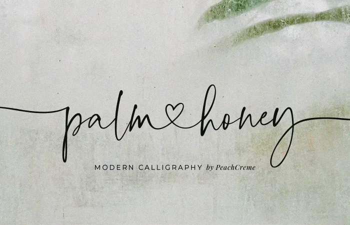 Palm Honey Font