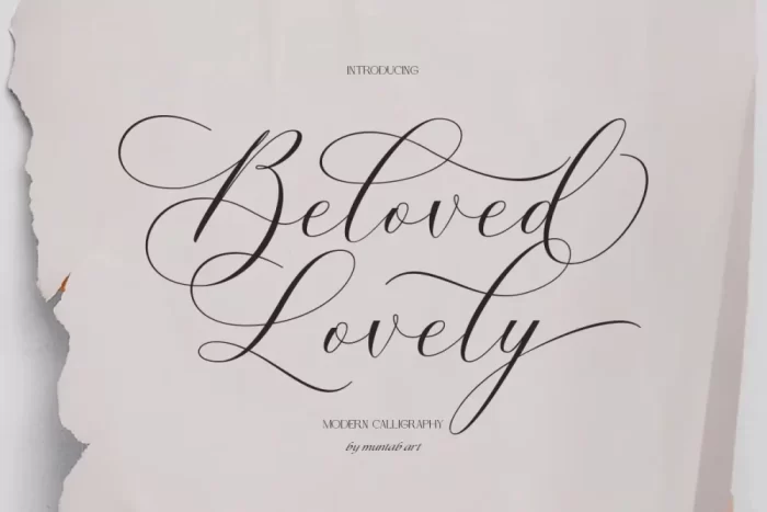 Beloved Lovely Font