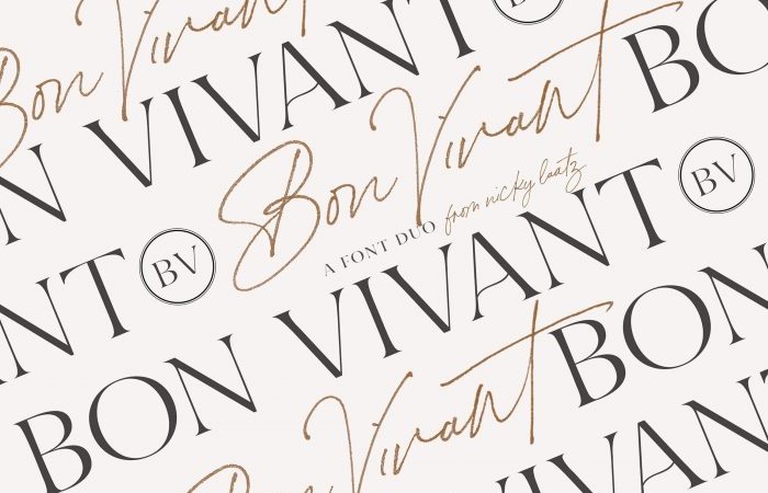 Bon Vivant Font