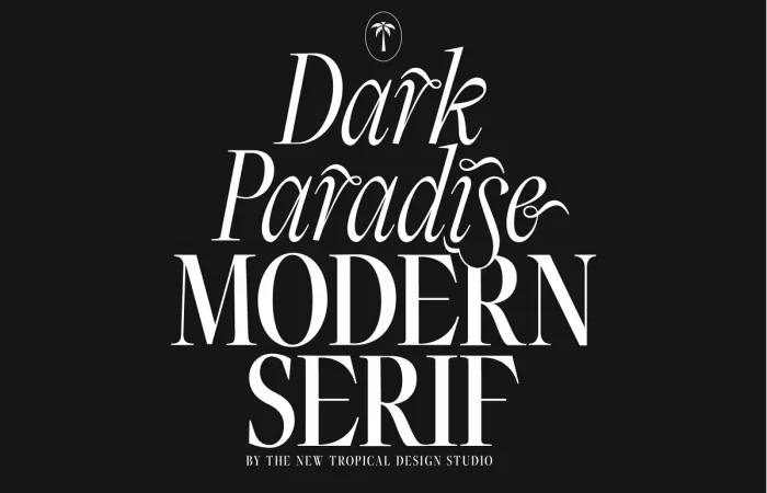 Dark Paradise Font