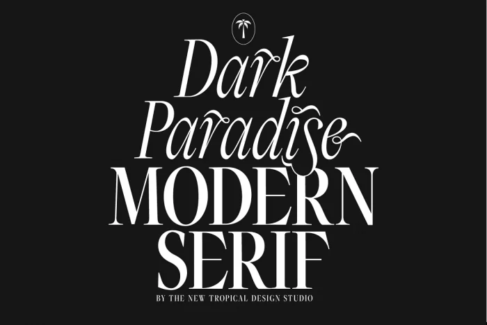 Dark Paradise Font