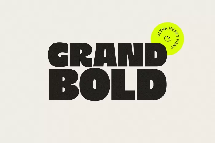 GRAND BOLD Font