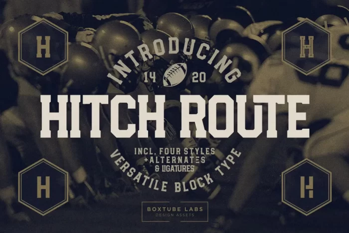Hitch Route Font