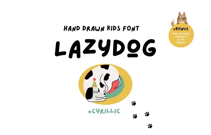 Lazydog Font