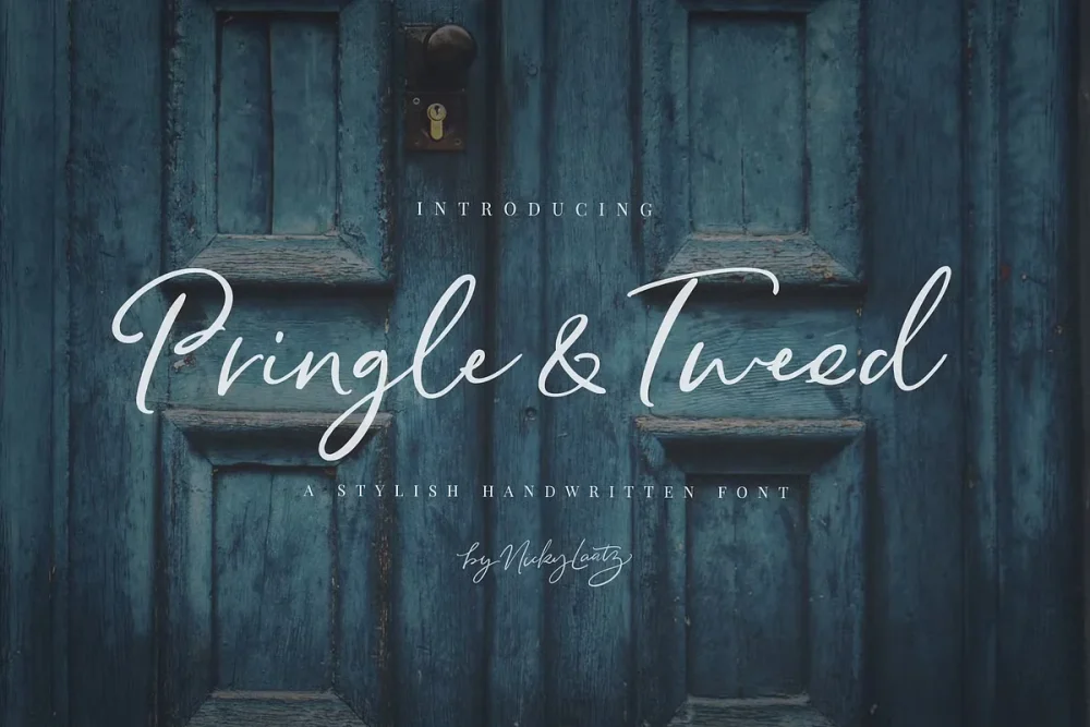 Pringle and Tweed Font