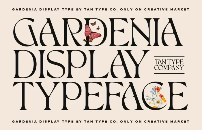 Tan Gardenia Font