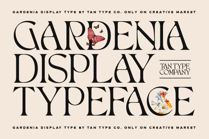 Tan Gardenia Font