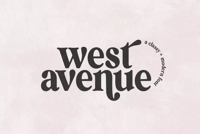 West Avenue Font