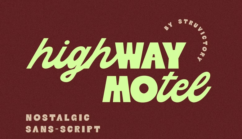 Highway Motel Font