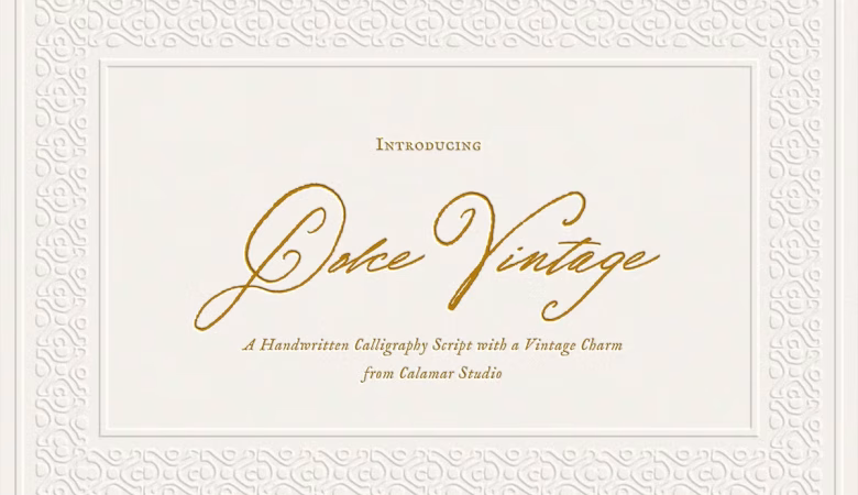 Dolce Vintage Font